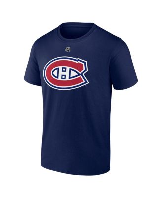 Men's Ivan Demidov Navy Montreal Canadiens Authentic Stacked Name Number T-Shirt