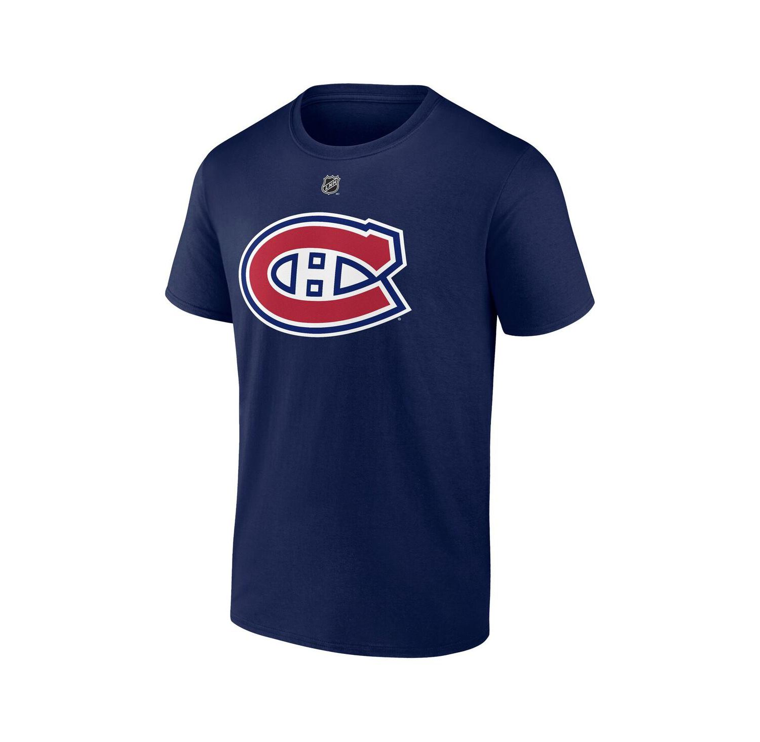 Men's Ivan Demidov Navy Montreal Canadiens Authentic Stacked Name & Number T-Shirt