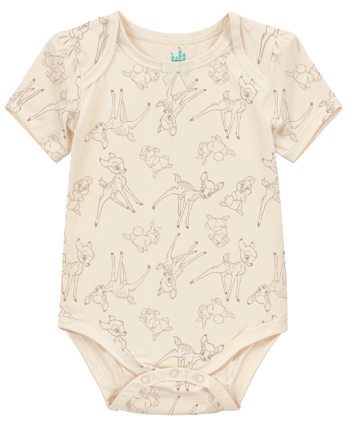 Disney Baby Girls 3-pack Bambi Short Sleeve Bodysuit In Multi