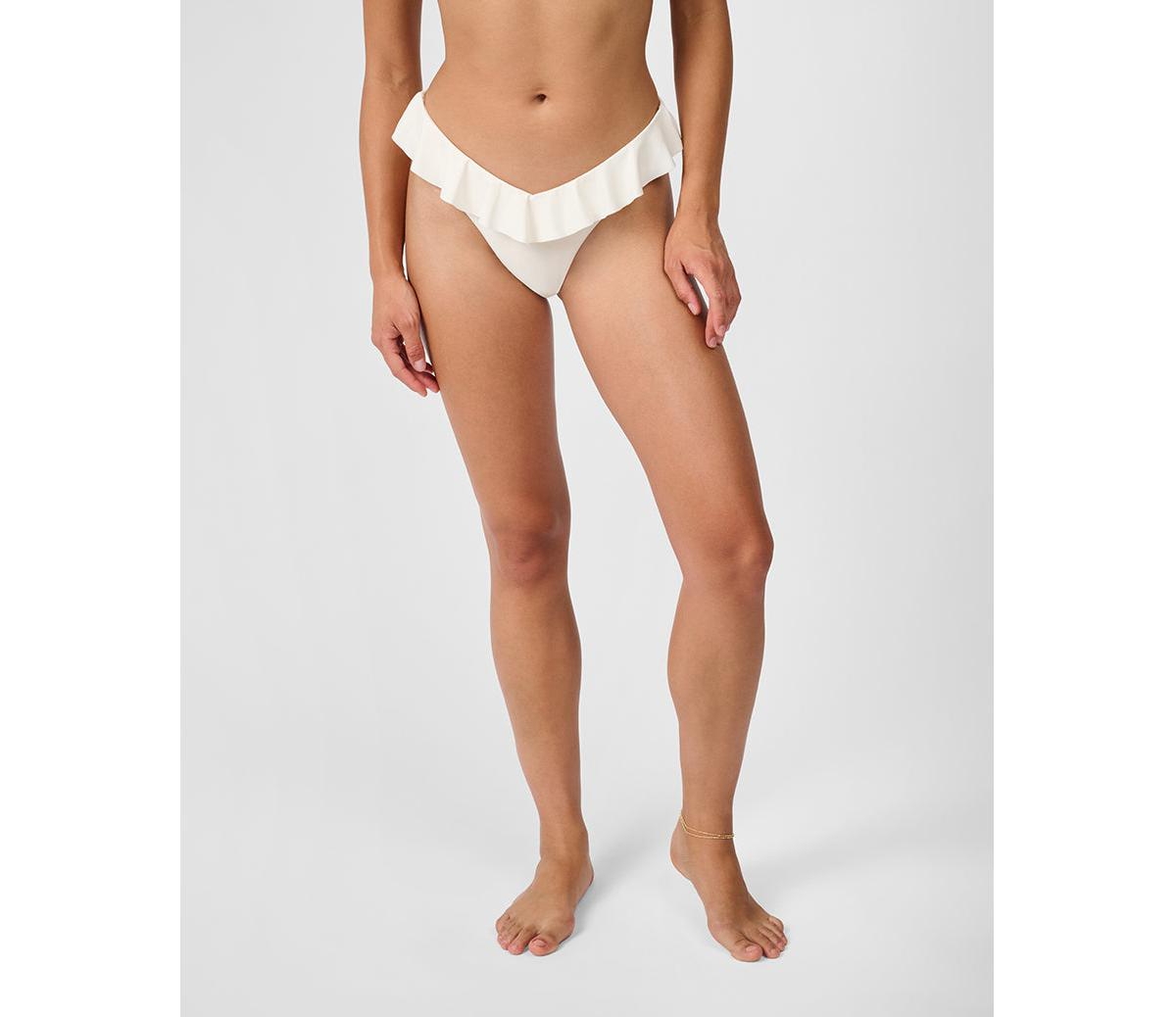 Ruffle Delilah Bottom - Off white