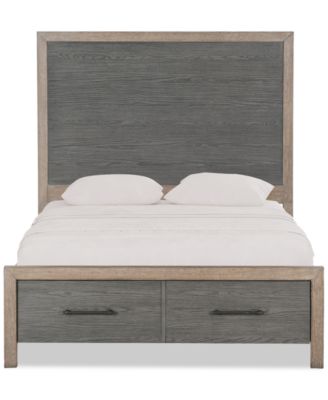 Portmore 3pc California King Storage Set (Panel Bed, Dresser & 2-Drawer Nightstand with soft close drawers), Created for Macy's