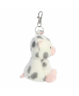 Mini Piggles Spotted Piglet Palm Pals Adorable Clip-On Gray 4"
