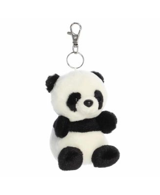 Mini Bamboo Panda Palm Pals Adorable Clip-On White 4"
