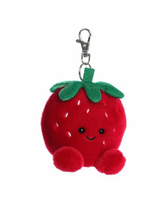 Mini Juicy Strawberry Palm Pals Adorable Clip-On Red 4"