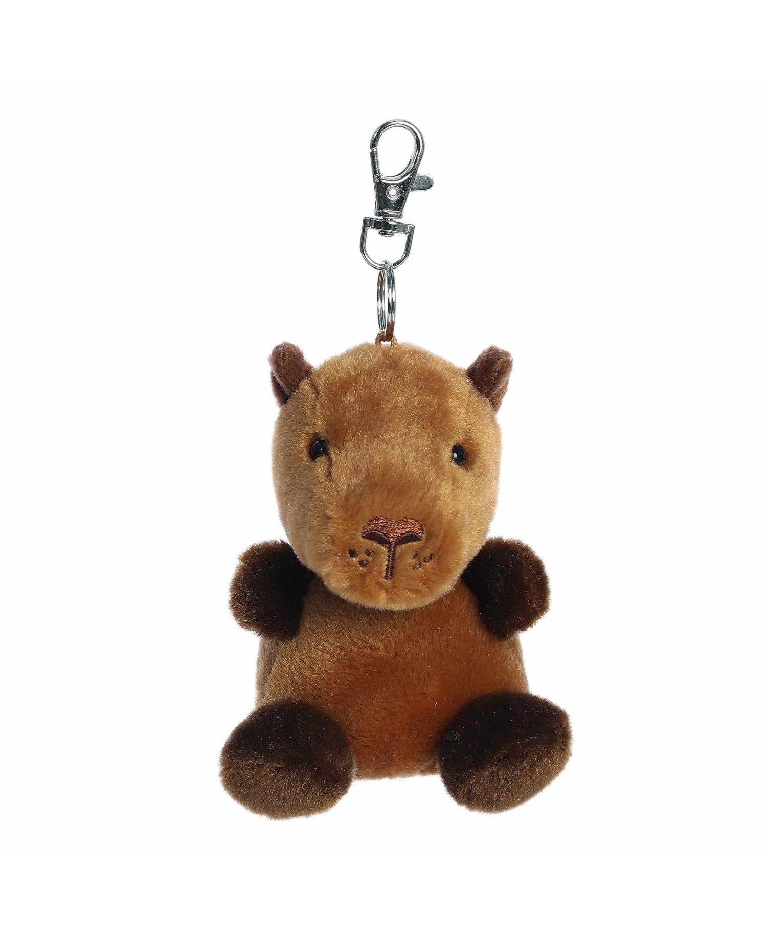 Mini Sid Capybara Palm Pals Adorable Clip-On Brown 4