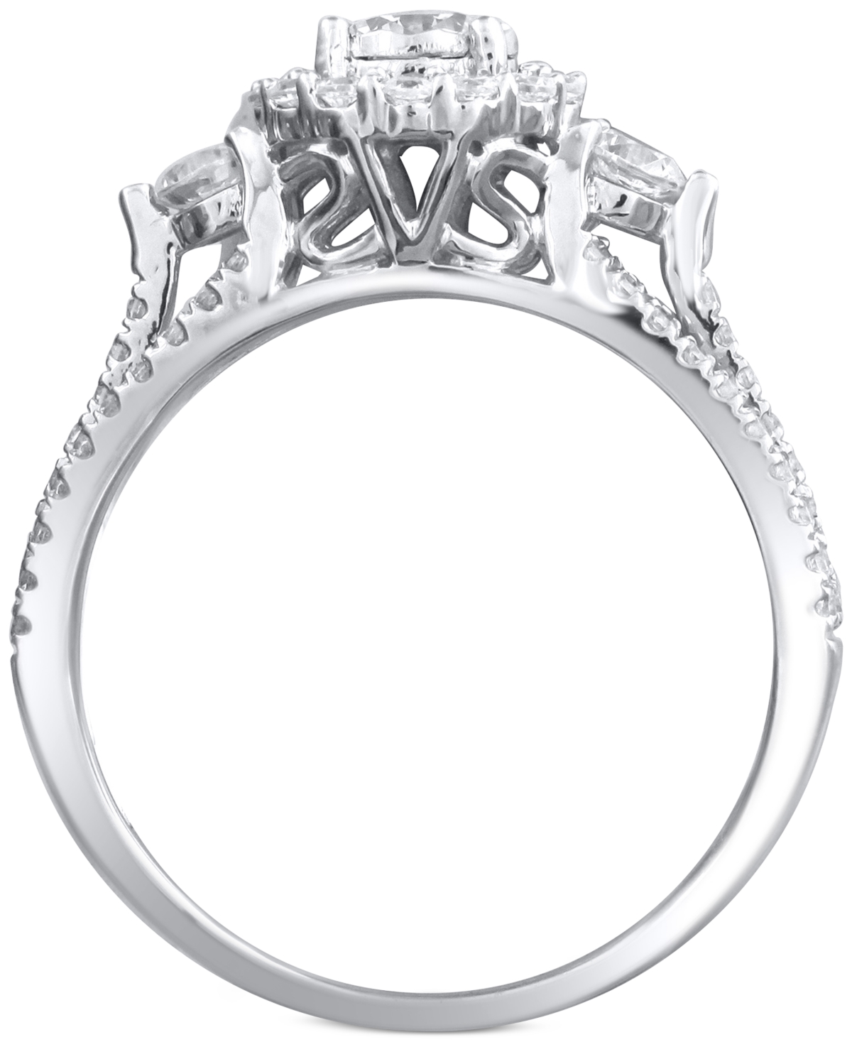 Macy's Diamond Engagement Ring (1 Ct. T.w.) In 14k White Gold In Gold