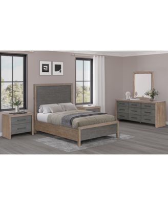 Portmore 3pc California King Set (Panel Bed, Dresser & 2-Drawer Nightstand with soft close drawers), Created for Macy's