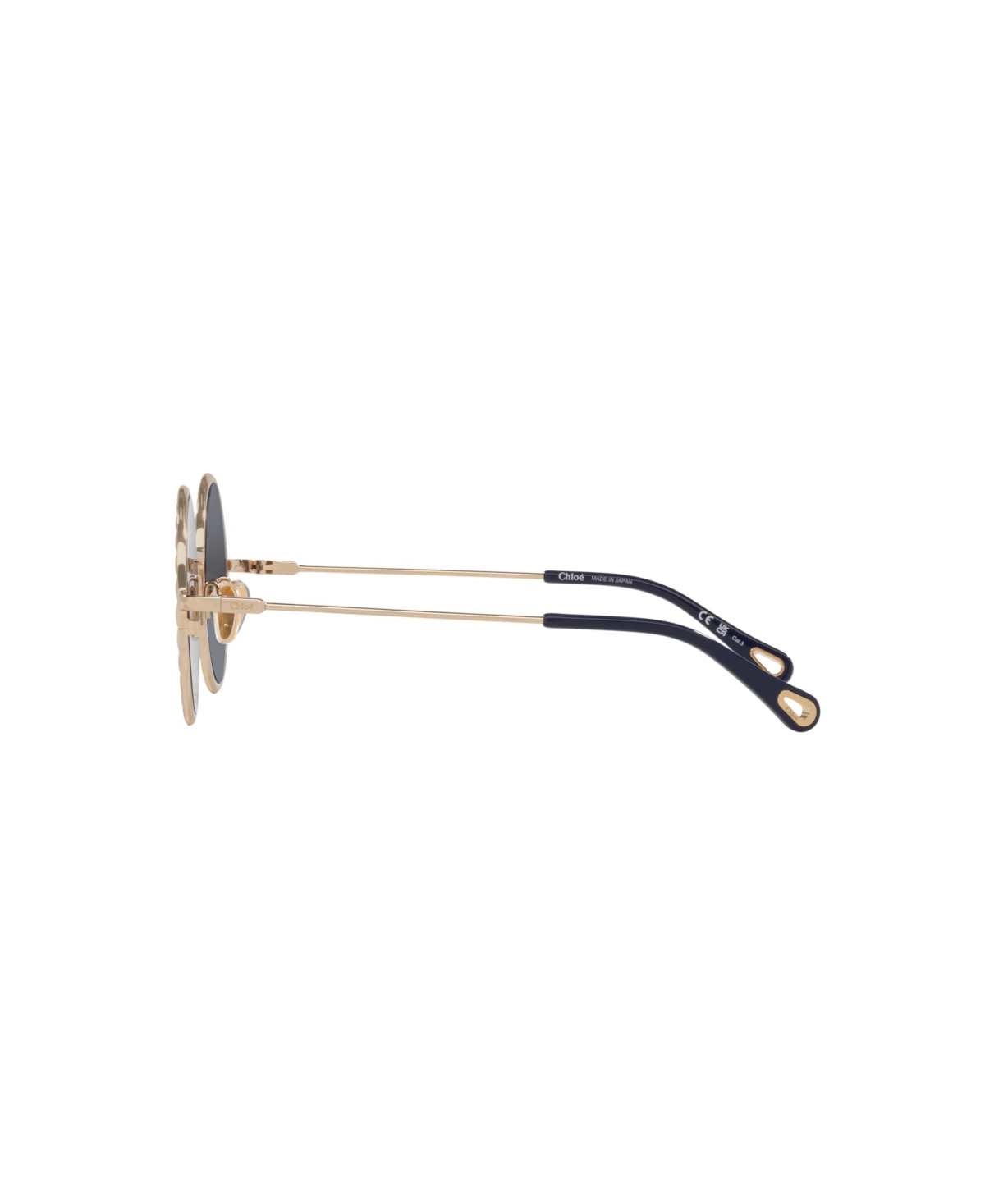 Chloé Womens Ch0230s Round-frame Metal Sunglasses Gold In Gold