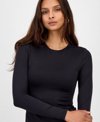 Women's Second Skin Crewneck Top, Macy's Exclusive 