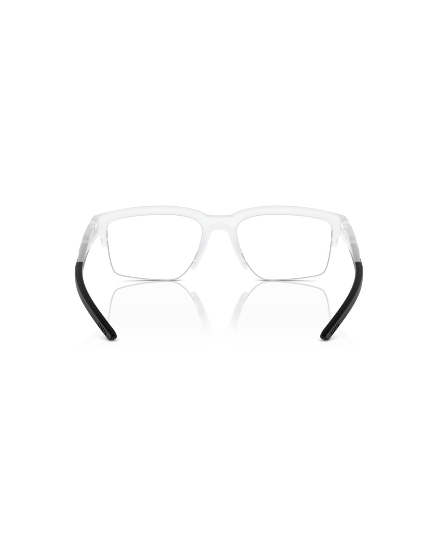 Мужские очки Scuderia Ferrari Man Irregular Plastic FZ8008U Eyeglasses, цвет: Прозрачный серый — фото 4