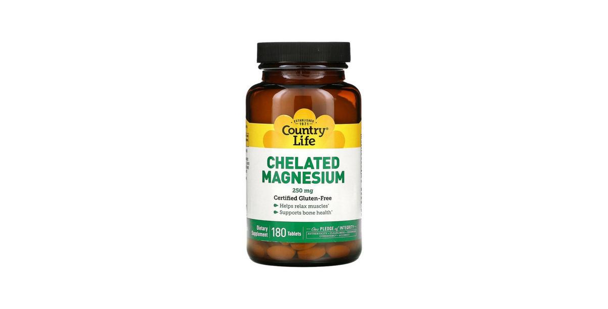Chelated Magnesium, 250 Mg, 180 Tabs