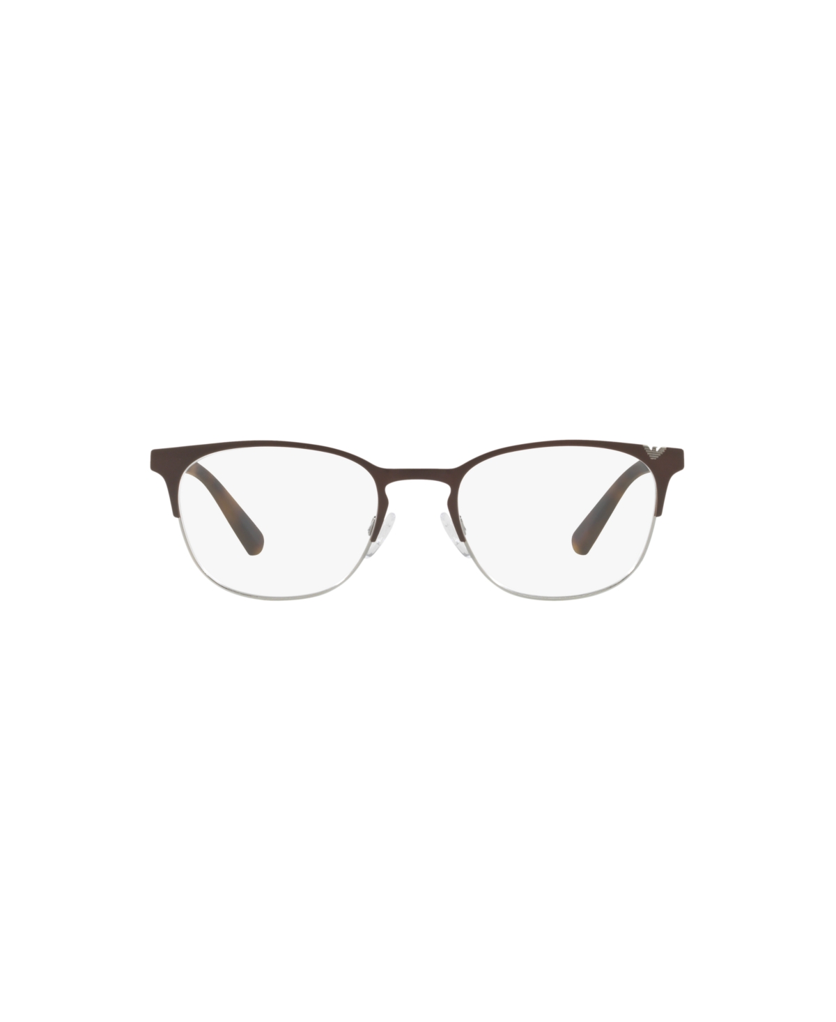 Emporio Armani Men's Oval Eyeglasses, Ea1059 In Brown