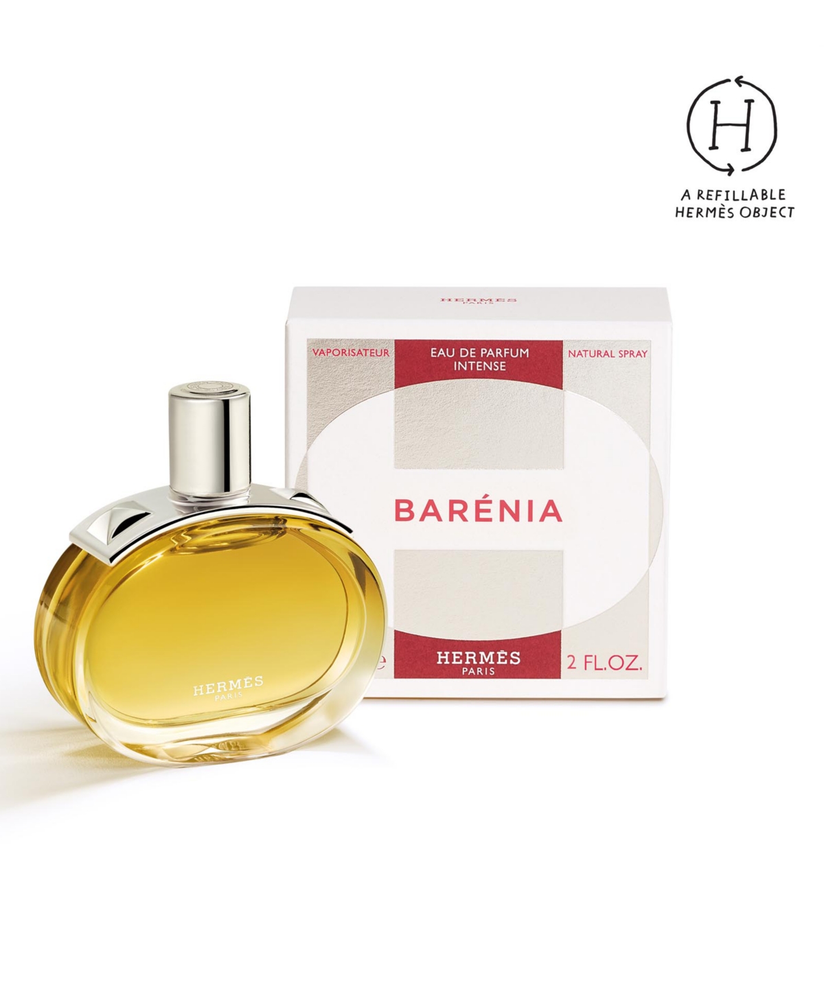 Hermes Barenia Eau De Parfum Intense, 2 Oz. In Transparent