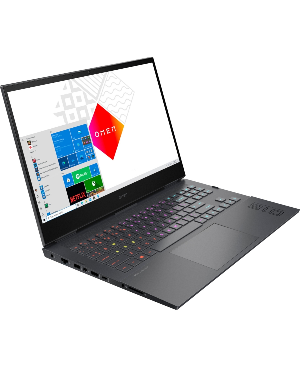 Hp Omen 16 Laptop (Amd Ryzen 7 5800H 8-Core, 64GB Ram, 2x1TB PCIe Ssd (2TB), 16.1" Full Hd (1920x1080), Nvidia GeForce Rtx 3050 Ti,Bt