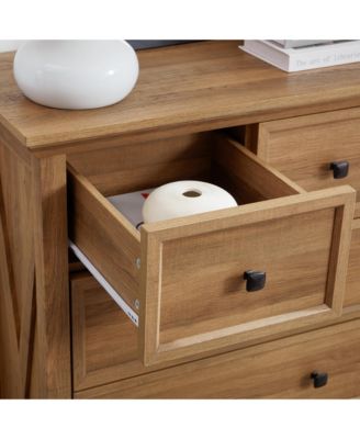 Tall Bathroom Cabinet Closet Organizers Storage Clothes with 6 Drawers