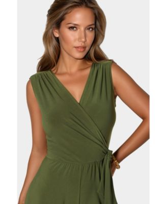 Women's Jersey Wrap Tie Jumpsuit