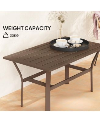 Outdoor Table, All-Weather Patio Table,