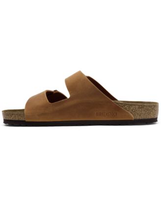 Men's Arizona Leather Two-Strap Sandals from Finish Line