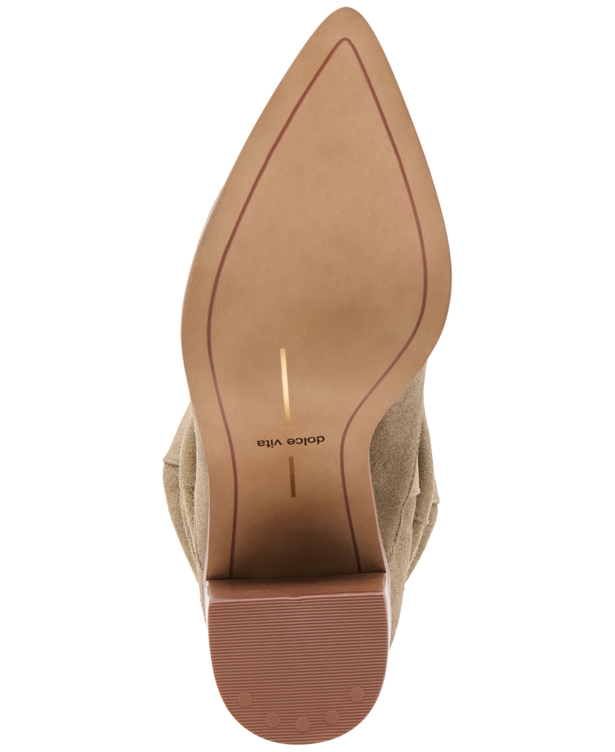 Dolce Vita Women's Talina Schrunchy Block Heel Boots In Nude