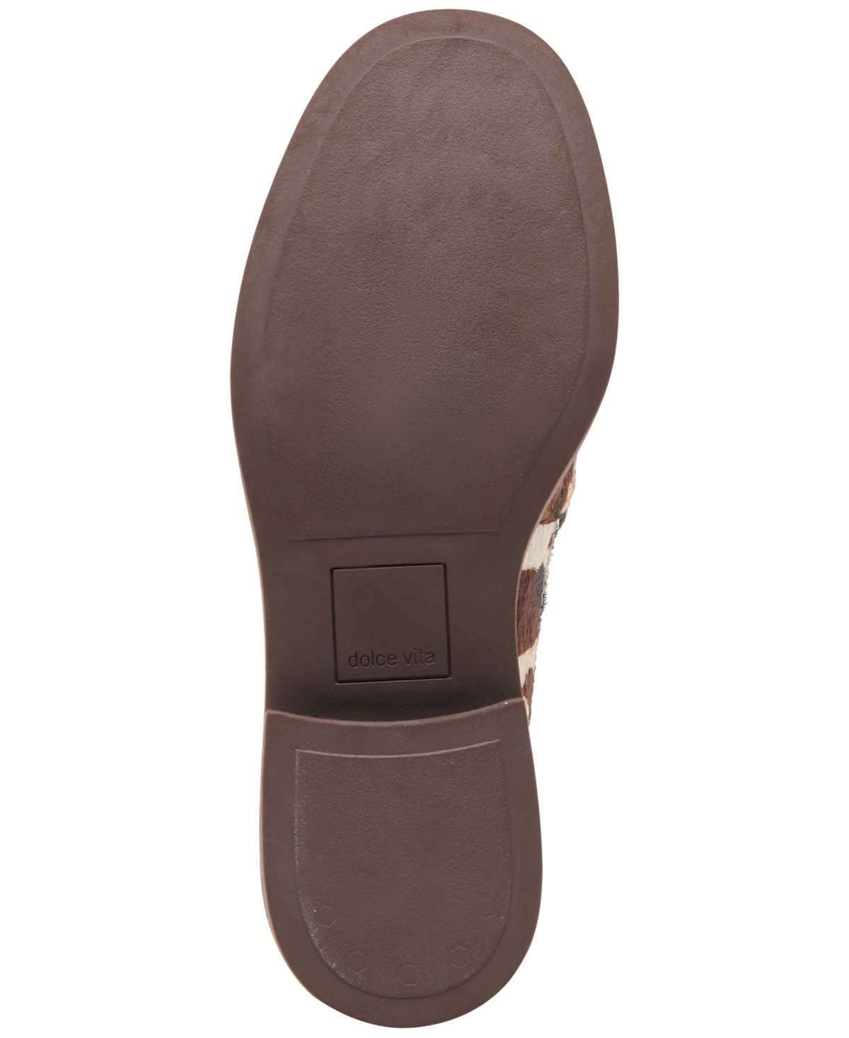Dolce Vita Tiggy Loafers Cocoa Taurus Calf Hair In Multi