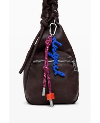 Women's Medium 3D logo bag with ruched handle