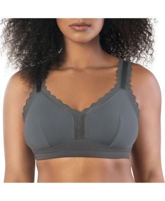 Women's Dalis Wire-Free Bralette, Pearl White, 30J