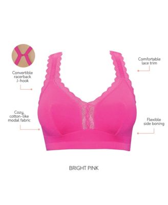 Women's Dalis Wire-Free Bralette, Pearl White, 30J