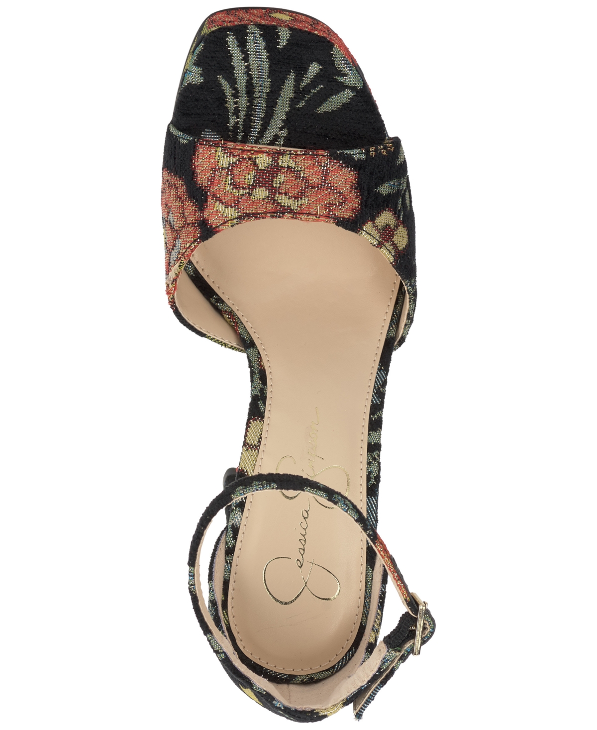Jessica Simpson Women's Telxia Blade-heel Platform Dress Sandals In Multi