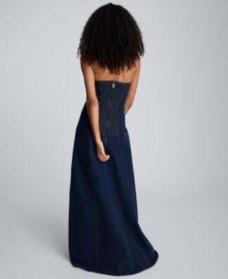 Women's Strapless Maxi Dress