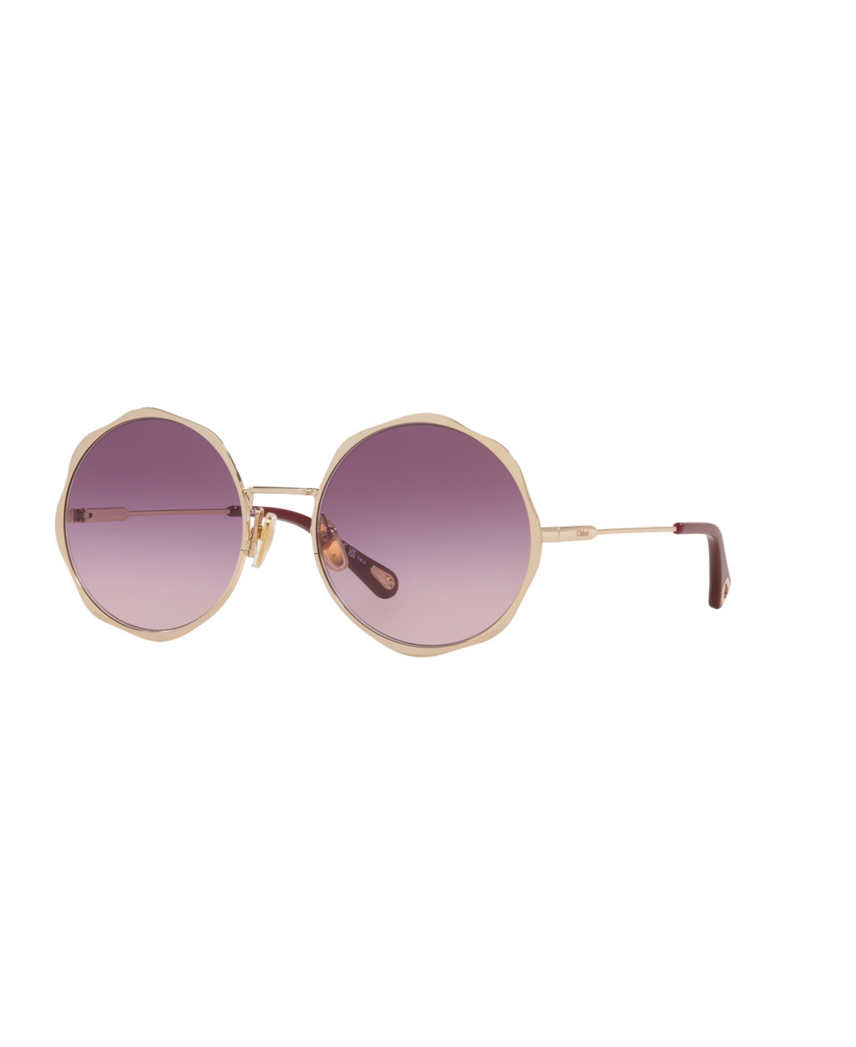 Chloé Women's Round Sunglasses, Ch0184s 6n000476 In Gold