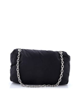Medium Monaco Chain Flap Shoulder Bag Nylon