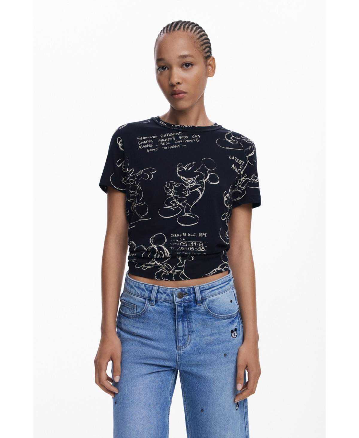 Desigual Women's Mickey Sketch T-shirt