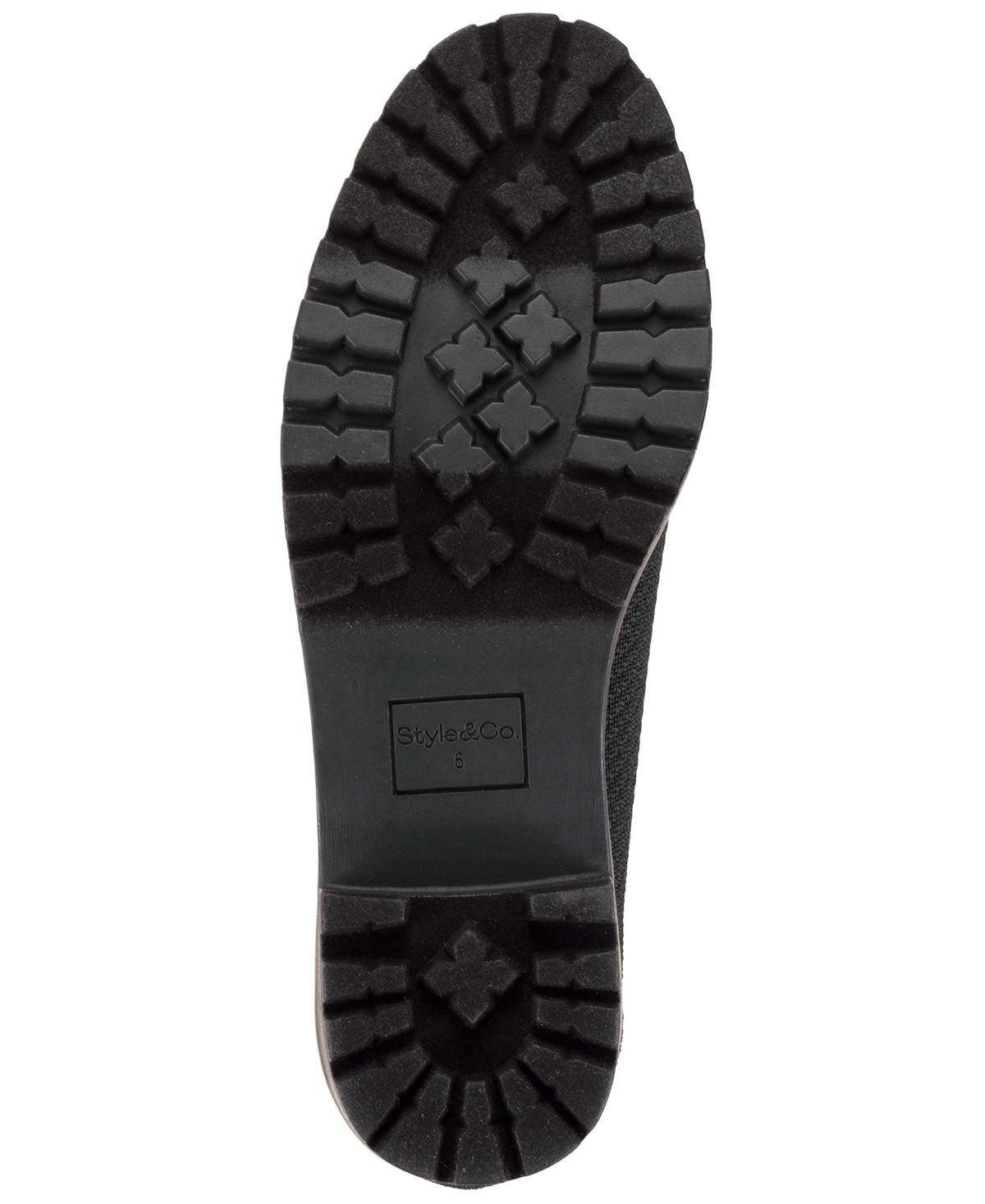 Style & Co Women's Wyattt Lug Sole Loafers, Macy's Exclusive In Black