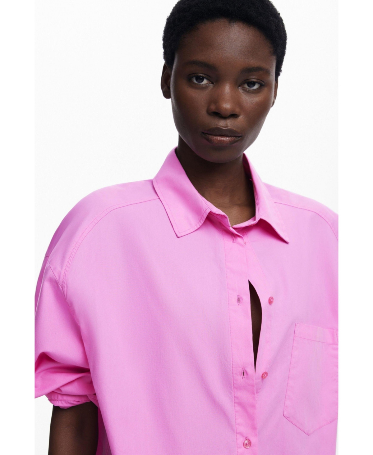 Desigual Women's Oversized comic strip shirt