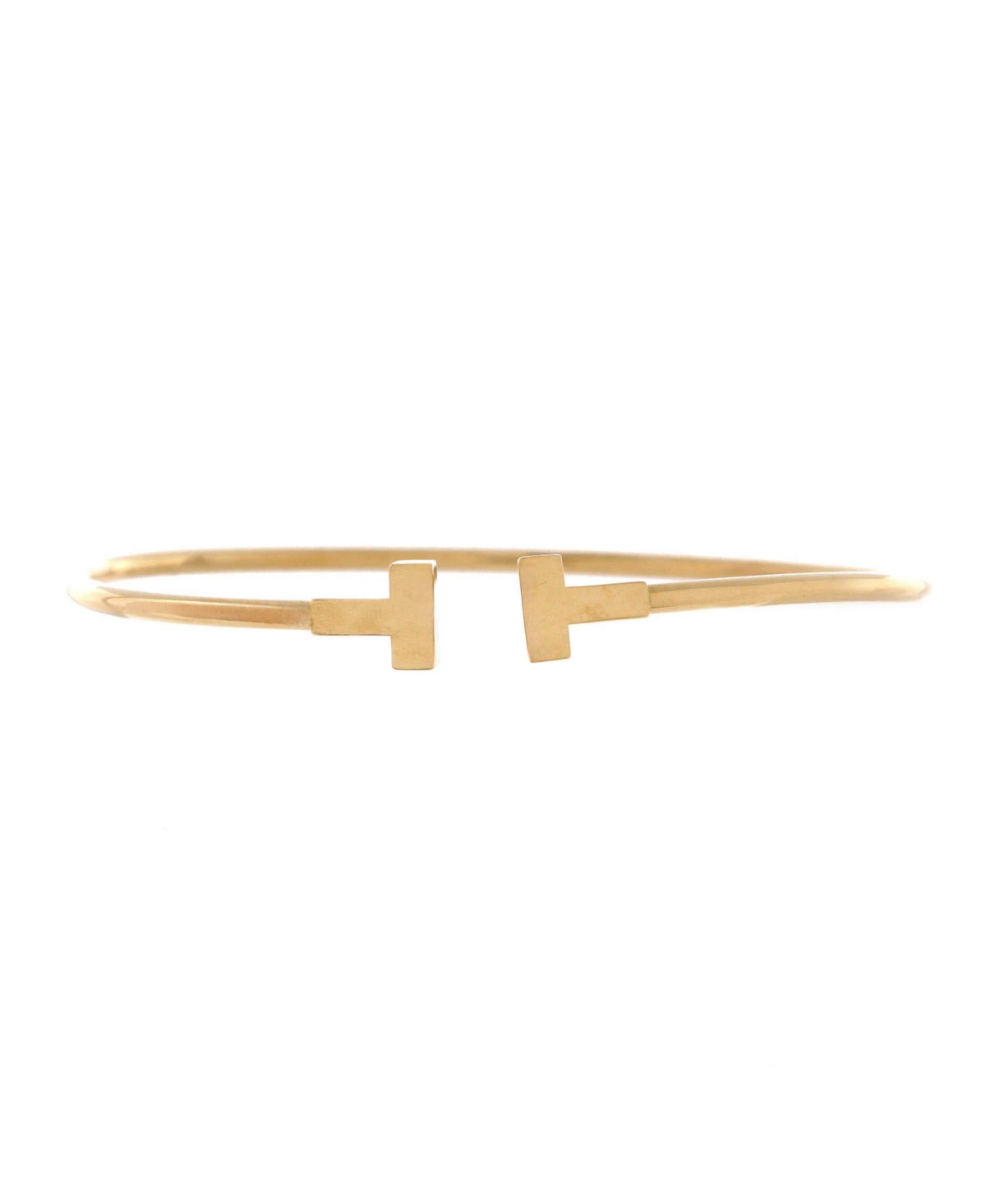 Pre-Owned Tiffany & Co. T Wire Bracelet - 18k yellow gold