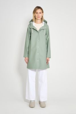 Women's Mosebacke Hooded Long Sleeve Raincoat