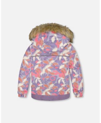 Girl Two-Piece Discover Snowsuit with Printed Jacket - Toddler|Child