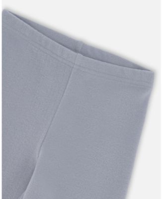 Baby Girl Super Soft Ribbed Leggings Blue Gray - Baby