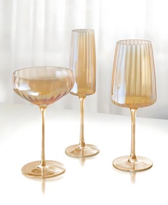 Modern Coupe Glasses, Set of 4