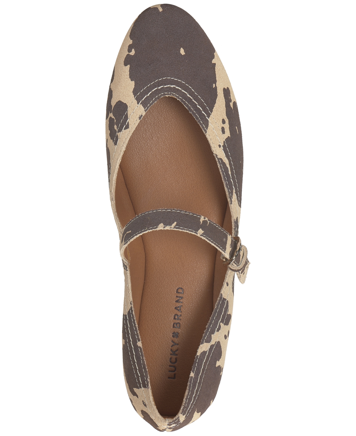 Lucky Brand Cyrena Mary Jane Flat In Brown