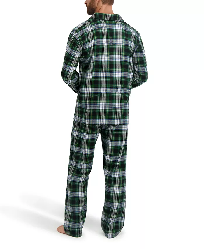 Men's Flannel Button Down Pajama Set - thumbnail 5