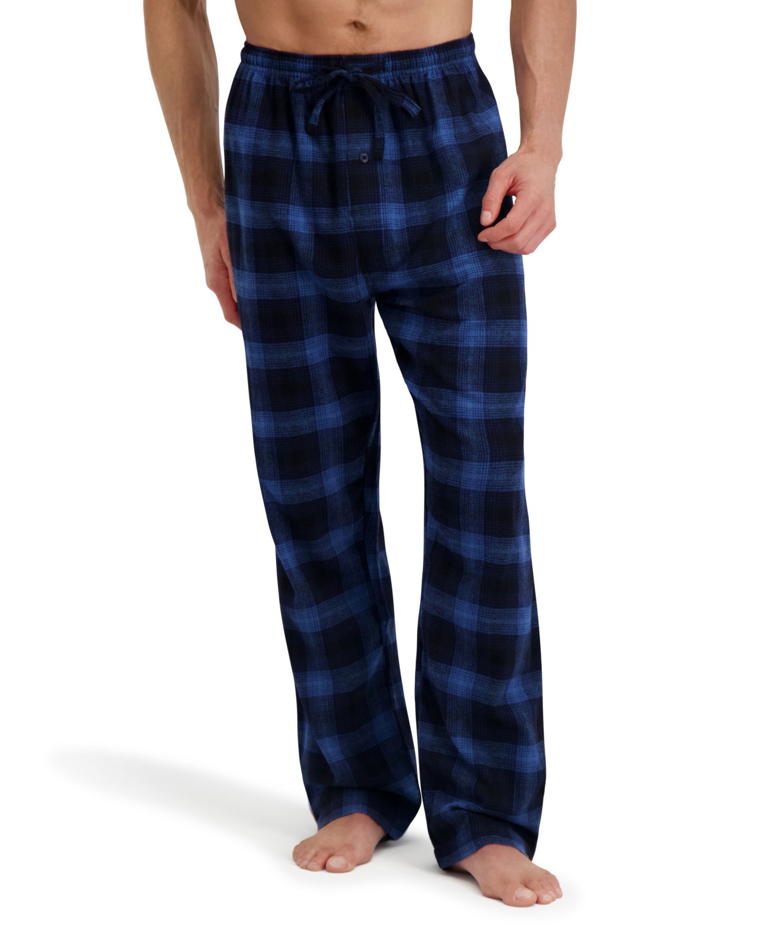 Men's Flannel Button Down Pajama Sleep Set