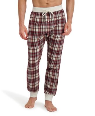 Men's Long Sleeve Crew Flannel Sleep Set