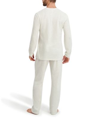 Men's Waffle Crew Neck Sleep Set