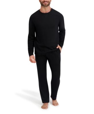 Men's Waffle Crew Neck Sleep Set