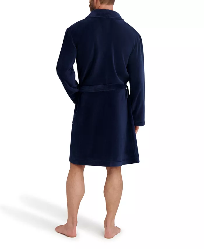 Men's Adjustable Plush Robe - thumbnail 3