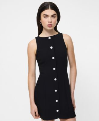 Women's Azra Twill Button Down Mini Dress