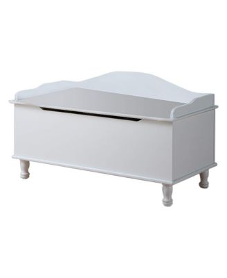 Applegate White Storage Bench Toy Chest