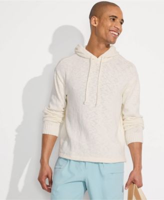 Men's Textural Slub Hoodie Sweater