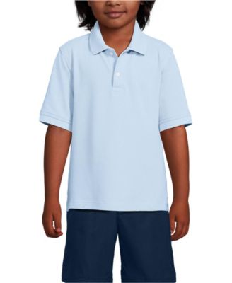 Girls Short Sleeve Mesh Polo Shirt